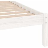  Okvir za krevet od masivne borovine bijeli 90 x 200 cm | shoptok.hr