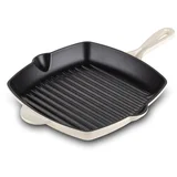 Grill tava od lijevanog željeza Blacksmith's - 27 cm bijela