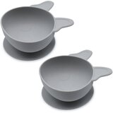 Melii Silicone Suction Bowl silikonska zdjelica s vakuumskim držačem Bulldog 2x300 ml | shoptok.hr