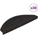 vidaXL Samoljepljivi otirači za stepenice 30kom antracit 65x22,5x3,5cm | shoptok.hr