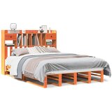 Krevet s regalom za knjige bez madraca 150x200 cm od borovine | shoptok.hr