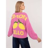 Fashionhunters Dark pink sweater Cijene