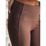 DStreet Legginsy damskie z wysokim stanem FLEXION bordowe | ePonuda.com