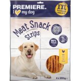 Premiere Dog Priboljšek Meat Snack Strips Piščanec 4x250 g Cene