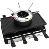 Zilan električni roštilj / raclette / fondue od sira, 3u1, 1400W - ZLN8856, crni Cijene