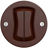 Kliklap - Retro serijski prekidač bez okvira br. 5, braon | Eponuda.com