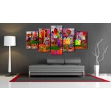  Slika - Colourful Small Town 100x50 | shoptok.hr