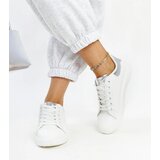 Gemre White-silver platform sneakers Ariam | Shoptok.si