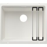 Blanco sudoper ETAGON 500-U SILGRANIT pribor inox nosači, bez InFino pribora - GLEČER BIJELA | shoptok.hr