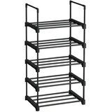  Industrijski Stalak za Cipele - Crni Loft Stil | shoptok.hr