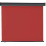 Balkonska bočna tenda 125 x 250 cm crvena | shoptok.hr