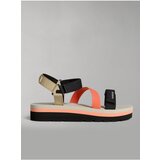 Napapijri Black-Orange Sandals - Womens | shoptok.hr