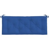  Jastuk za vrtnu klupu plavi 120 x 50 x 7 cm od tkanine Oxford | Eponuda.ba