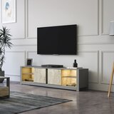 Hanah home polica za TV aydos - grey, travertine greytravertine tv stand