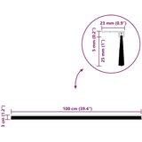 vidaXL Skrbniki za vrata z vijaki 12 pcs Bela 100 cm | Shoptok.si