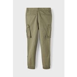 name it Hlače iz tkanine Bamgo 13151735 Zelena Regular Fit | Shoptok.si