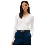 Tommy Hilfiger bela ženska majica THWW0WW43905-YBL