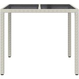  Stol za vrt Bijelo 90 x 90 x 75 cm poliratan | shoptok.hr