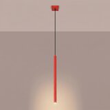 Sollux SL.2141 - Viseći luster na sajli PASTELO 1xG9/8W/230V crvena | Eponuda.com