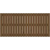  Stensko posteljno vzglavje medeno rjavo 127,5x3x60 cm borovina, (20738982) | Shoptok.si