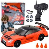 Daljinski upravljani sportski automobil na daljinsko upravljanje 1:24 narančasti s izmjenjivim kotačima | shoptok.hr