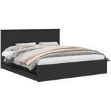  Krevetna konstrukcija Crna 180 x 200 cm Inženjersko Drvo | shoptok.hr