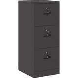 Kabinet za datoteke s ladicama Crna 44 x 50 x 106.5 cm | shoptok.hr