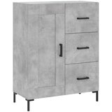  Visoka komoda siva betona 69,5x34x180 cm od konstruiranog drva | shoptok.hr