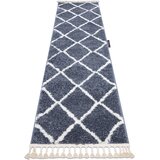 RugsX Preproge Tekač, Tekač BERBER CROSS siva - za 70x300 cm Siva | Shoptok.si