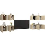  Zidni TV ormarići 8 kom boja hrasta sonome 30,5 x 30 x 30 cm | shoptok.hr