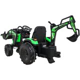 Bager na akumulator s prikolicom 720-T 4x4- zeleni | shoptok.hr