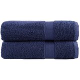  Ručnici za kupanje SOLUND 2 kom modri 100 x 150 cm 600 gsm | shoptok.hr