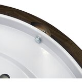  Brilagi - LED plafonsko svetlo CARVALHO SMOKEY LED/36W/230V hrast prečnik 37,5 cm | Eponuda.com