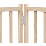  Vrata za pse s vratašcima 12 panela sklopiva 600 cm drvo topole | shoptok.hr