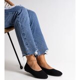 Gemre Black Fabric Ballet Flats Yafia | shoptok.hr