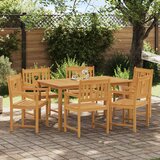  Vrtne stolice 6 pcs Prirodna Čvrsto drvo akacije | shoptok.hr