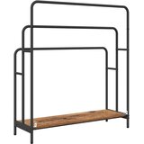 Stalak za odjeću s policom Staro drvo 90 x 30 x 100,5 cm | shoptok.hr