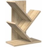 vidaXL Polica za knjige s 3 etaže 30 x 18 x 40 cm Konstruirano drvo - Hrast sonoma 30 x 18 x 40 cm | shoptok.hr