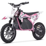Lean_Toys Otroški Cross motor TRAIL KING HP114E roza 36V | Shoptok.si