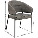 Hom`in naslanjač, les, kovina, tekstil zelena | Shoptok.si