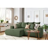 Bobochic Paris Zelena baršunasti kutna garnitura Enjoy – | shoptok.hr
