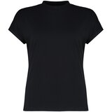 Trendyol curve black boyfriend knitted t-shirt Cene