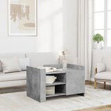 vidaXL Klubska mizica betonsko siva 80x50x50 cm inženirski les Cene