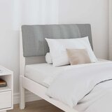  Tapecirani uzglavlje Svijetlo siva 75 cm Čvrsto borovo drvo | shoptok.hr