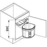 Franke sorter za odpadke SORTER MINI ( 17,5L ) 121.0176.518 | Shoptok.si