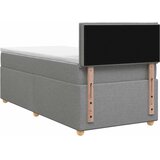  Boxspring krevet s madracem Svjetlosiva 80 x 200 cm Tkanina | shoptok.hr