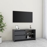 vidaXL TV omarica siva 80x31x39 cm trdna borovina Cene