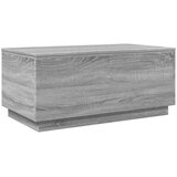  Stolić za kavu s LED svjetlima siva boja hrasta 90 x 50 x 40 cm | shoptok.hr