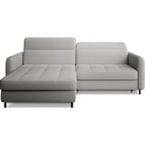 ELTAP Siva raztegljiva/s prostorom za shranjevanje kotna sedežna garnitura iz tkanine bouclé (levi kot/z ležalnikom) Gomsi – | Shoptok.si