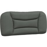 Maison Chic posteljno vzglavje - vzglavna omarica - vzglavna stranica temno siva 80 cm blago, (21704211) | Shoptok.si
